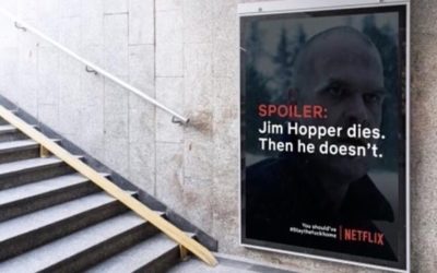 Spoilers på digitala skyltar får världens uppmärksamhet